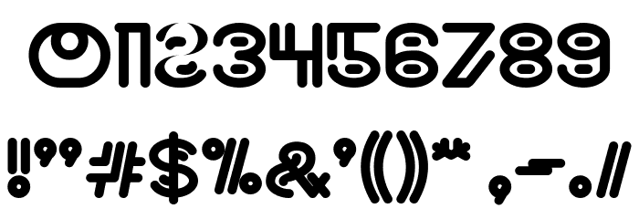 NEVER ENDING MAZE Bold Font OTHER CHARS