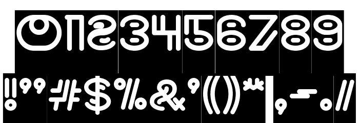 NEVER ENDING MAZE-Inverse Font OTHER CHARS