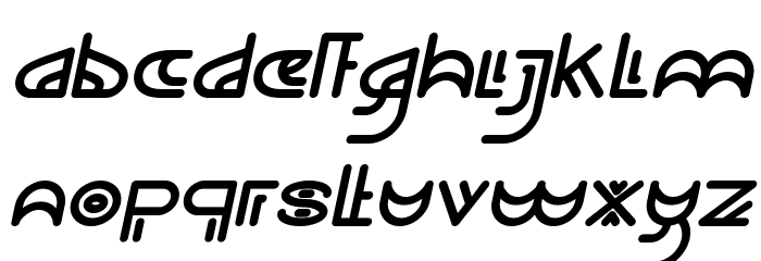 NEVER ENDING MAZE Italic Font LOWERCASE