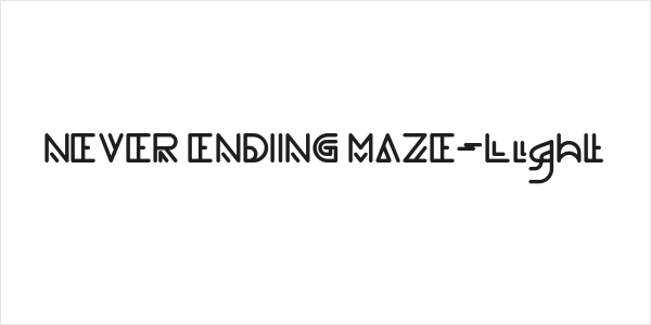 NEVER ENDING MAZE-Light Logo