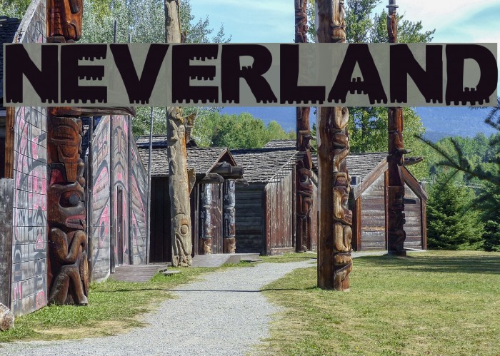 NEVERLAND Font examples