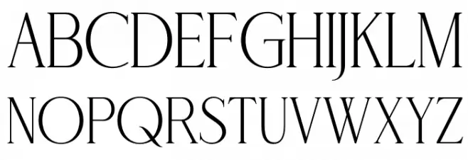 NEVOCLARA フォント 大文字