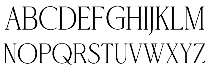 NEVOCLARA Font LOWERCASE