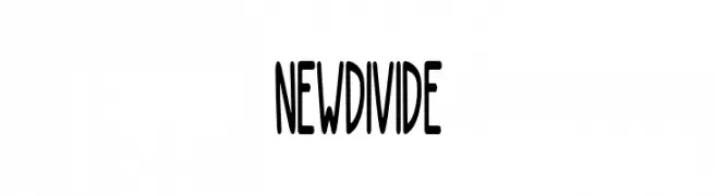 NEW DIVIDE  Frei Schriftart Herunterladen
