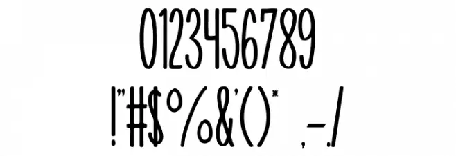 NEW DIVIDE Font OTHER CHARS