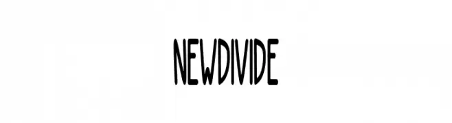NEW DIVIDE  Frei Schriftart Herunterladen
