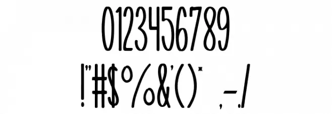 NEW DIVIDE Font OTHER CHARS