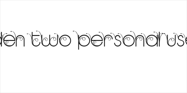 NEW GARDEN TWO PERSONAL USE Regular Logo