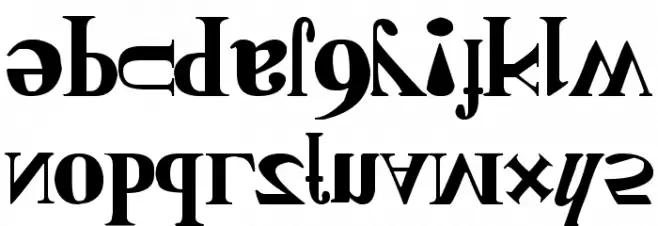 NEW KIND OF ENGLISH Font LOWERCASE