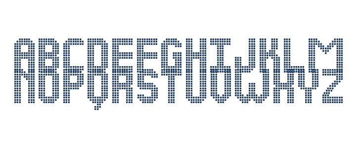 NEW LED DISPLAY ST Lowercase