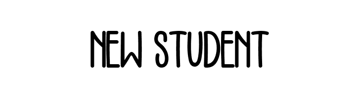 NEW STUDENT  नि: शुल्क फ़ॉन्ट्स डाउनलोड