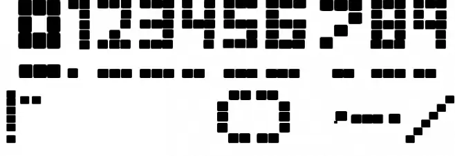 NEW TETRIS Font OTHER CHARS