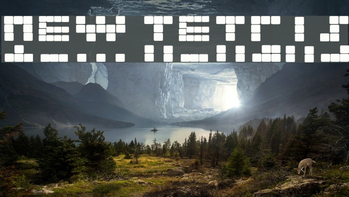 NEW TETRIS Font examples