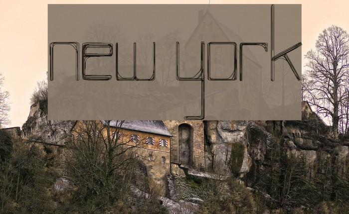 NEW YORK Font examples