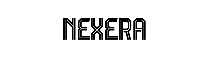 NEXERA  font caratteri gratis