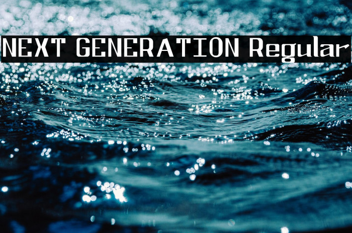 NEXT GENERATION Regular Example 2