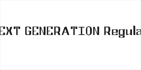 NEXT GENERATION Regular Logo
