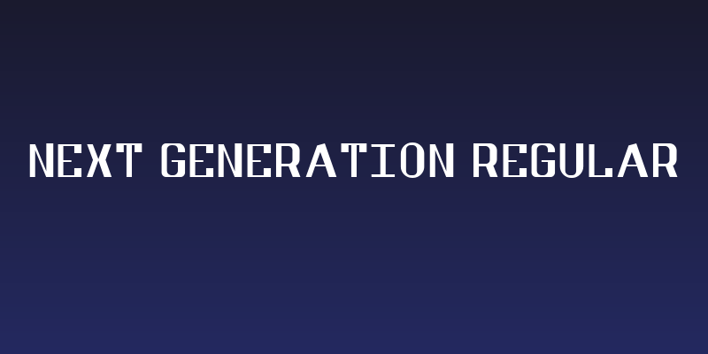 NEXT GENERATION Regular Social Header