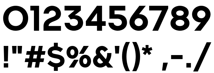 NEXTART-Bold Font OTHER CHARS