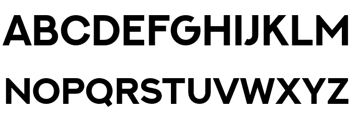 NEXTART-Bold Font LOWERCASE