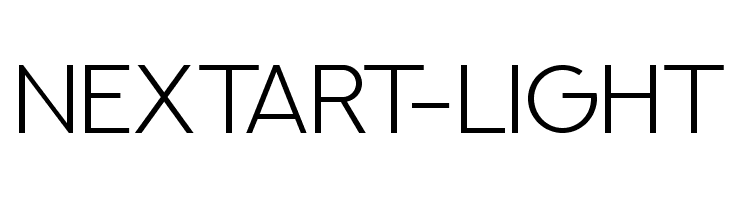 NEXTART-Light  Скачать бесплатные шрифты