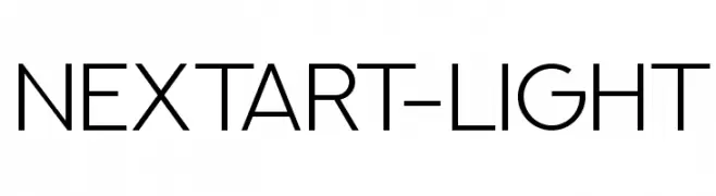 NEXTART-Light  Frei Schriftart Herunterladen