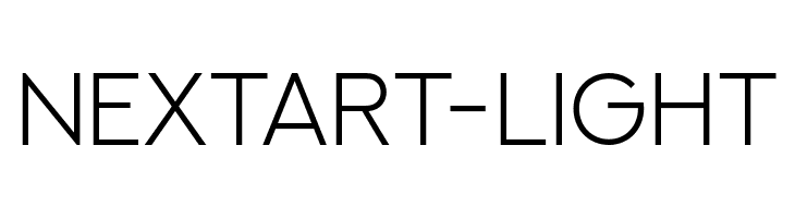 NEXTART-Light  Frei Schriftart Herunterladen