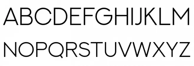 NEXTART-Light フォント 小文字