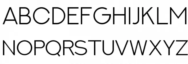 NEXTART-Light خط أحرف صغيرة