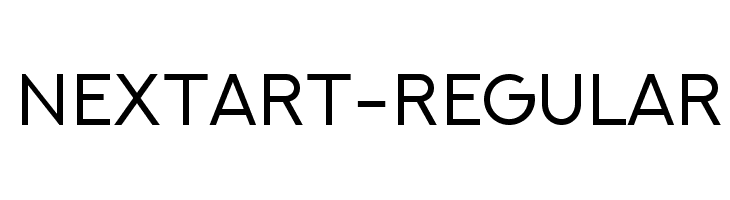 NEXTART-Regular Font