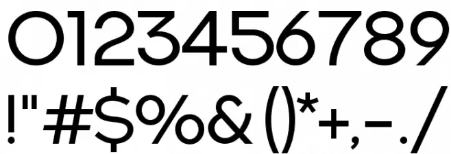 NEXTART-Regular Font OTHER CHARS