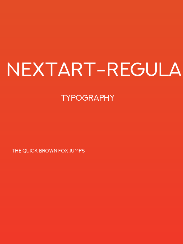 NEXTART-Regular Poster
