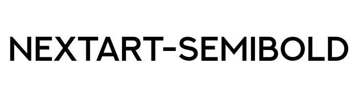 NEXTART-SemiBold  Frei Schriftart Herunterladen