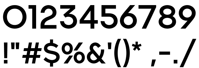 NEXTART-SemiBold Font OTHER CHARS