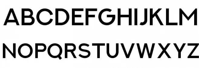 NEXTART-SemiBold Font Litere mari