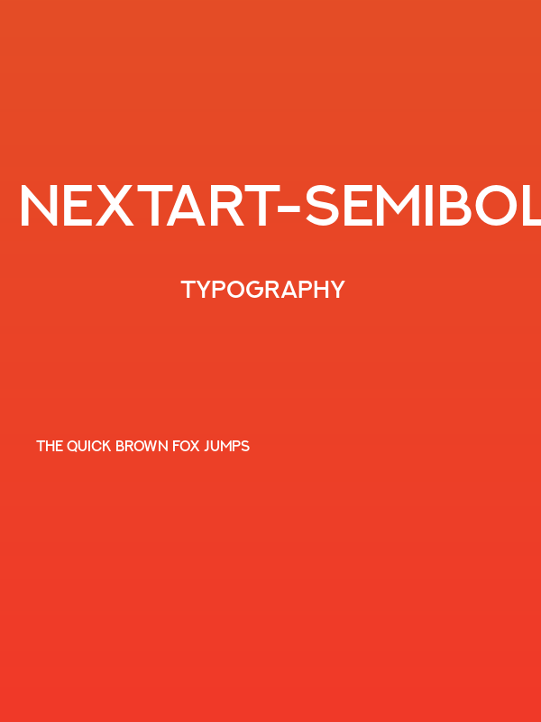 NEXTART-SemiBold Poster