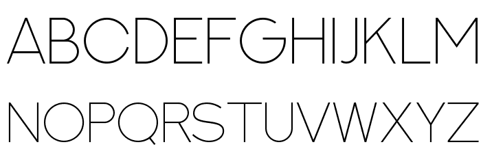 NEXTART-Thin Font LOWERCASE