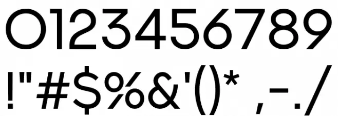 NEXTART Font OTHER CHARS