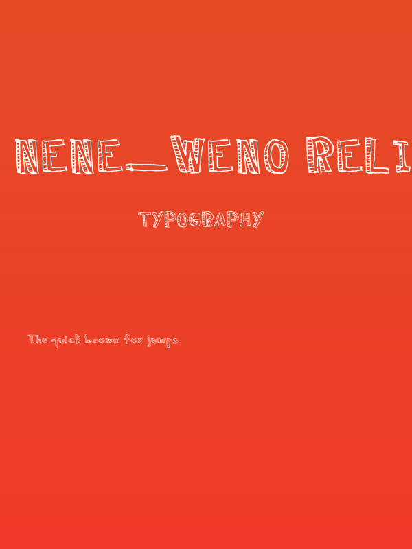 NeNe_WeNo Reliev Poster