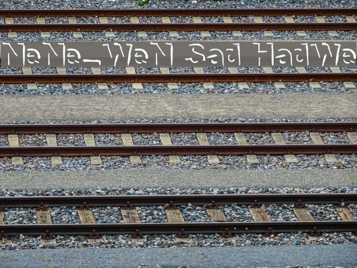 NeNe_WeNo Shadow HandWrite Font examples