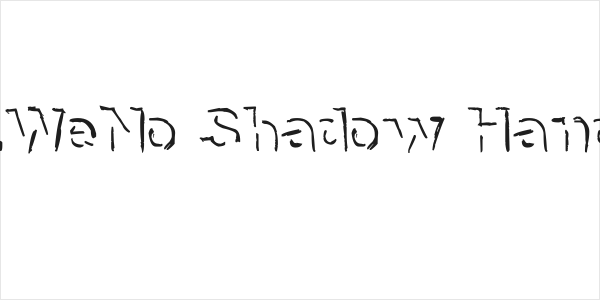 NeNe_WeNo Shadow HandWrite Logo
