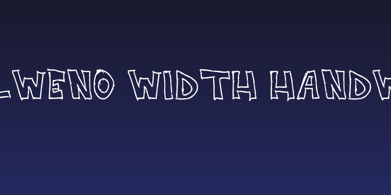 NeNe_WeNo Width HandWrite Social Header