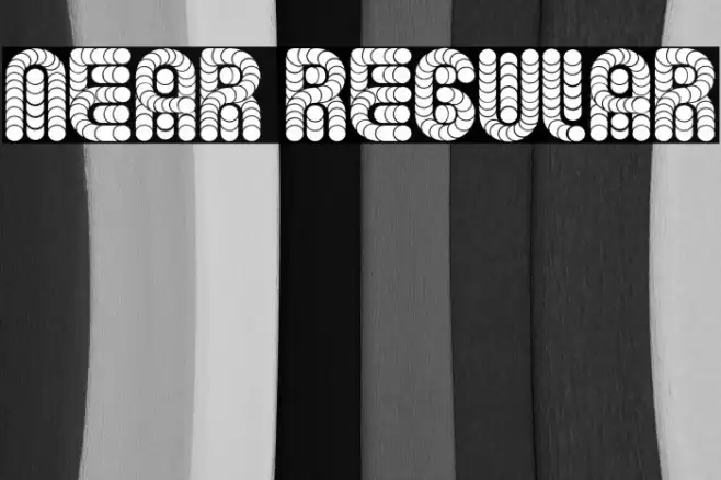 Near Regular Font examples