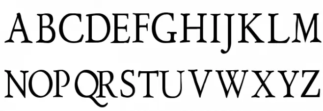 NearAldus Schriftart Groß