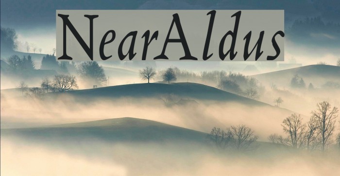 NearAldus Font examples
