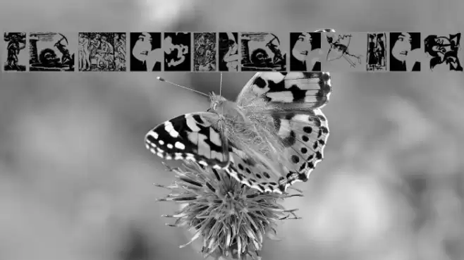 NearModernArt Font examples