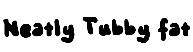 Neatly Tubby fat  免费字体下载