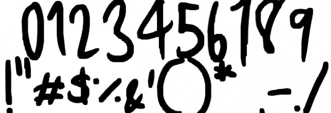 Neatly Tubby Font OTHER CHARS