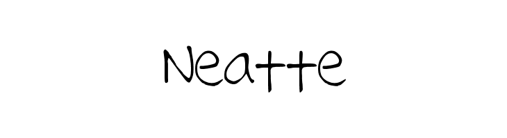 Neatte  Descarca Fonturi Gratis