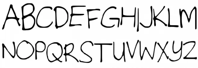 Neatte Schriftart Groß
